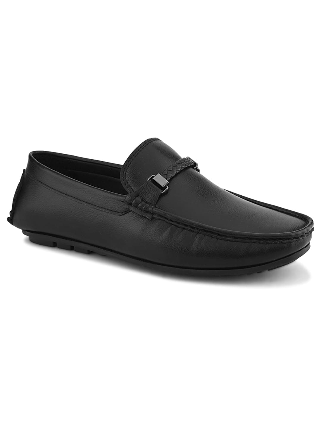 Prolific Men's Horsebit Loafer Driving Shoes Black
