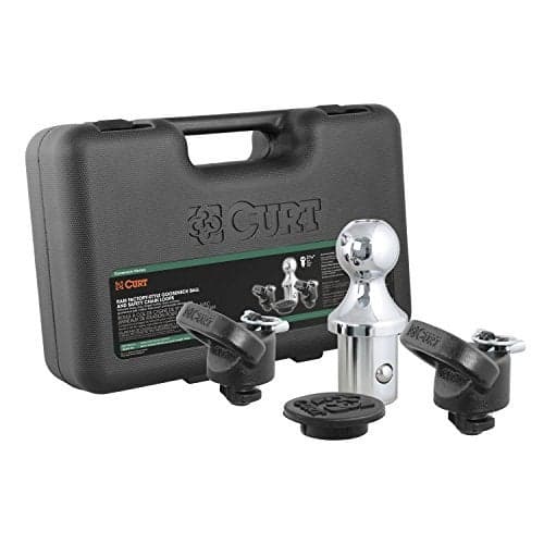 CURT 60618 OEM Puck System Gooseneck Hitch Kit 30K 2516In Ball Fits Select Ram 2500 3500