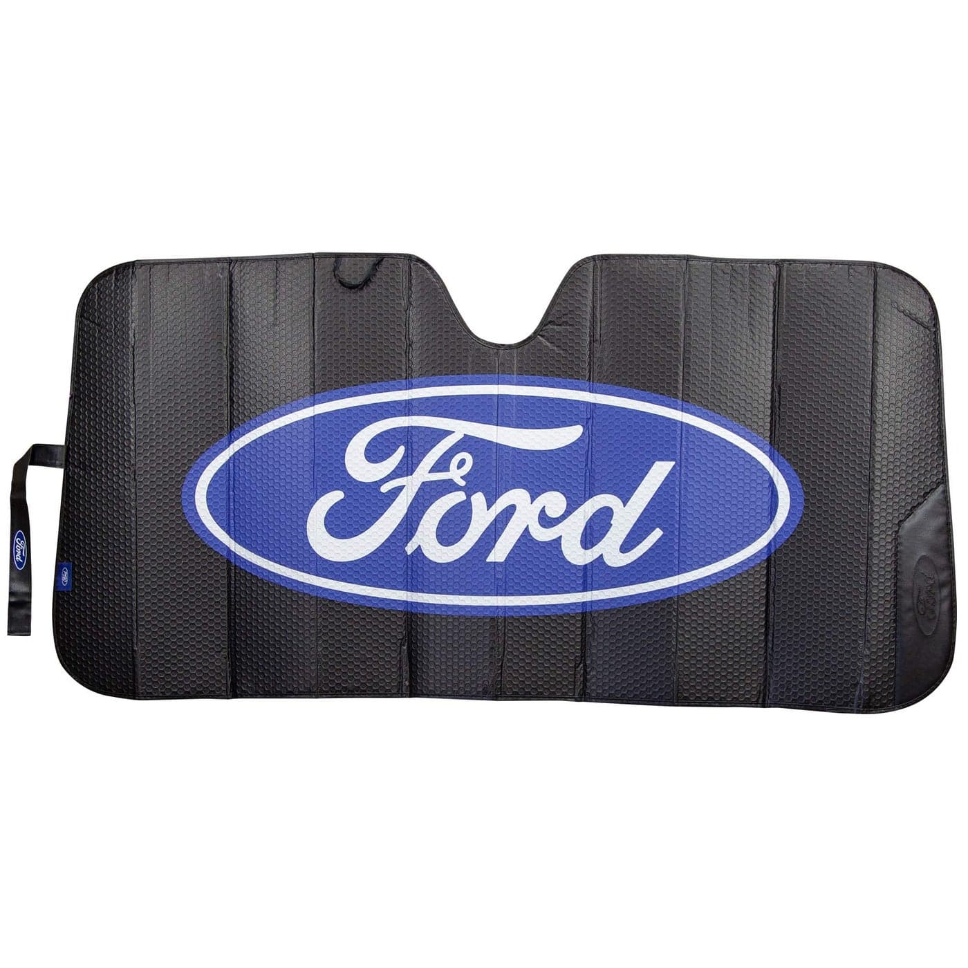 Plasticolor 003858R01 Black Matte Finish Car Truck or SUV Front Ford Logo Windshield Sunshade