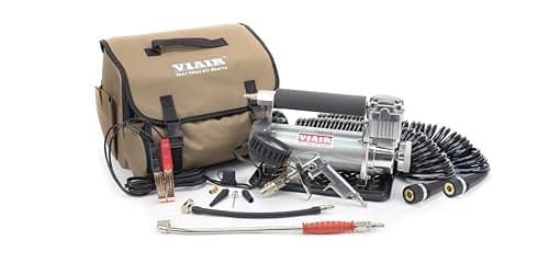 VIAIR 450PRV Automatic Portable Air Compressor Kit 150 PSI for RV Truck Jeep and SUV Tires RV Accessories with 180 CFM Silver