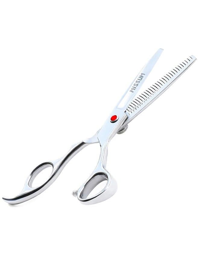 (RED THINNING) - 17cm Professional Barber Hair Thinning Shears Texturizing Scissors Salon Thinning scissors
