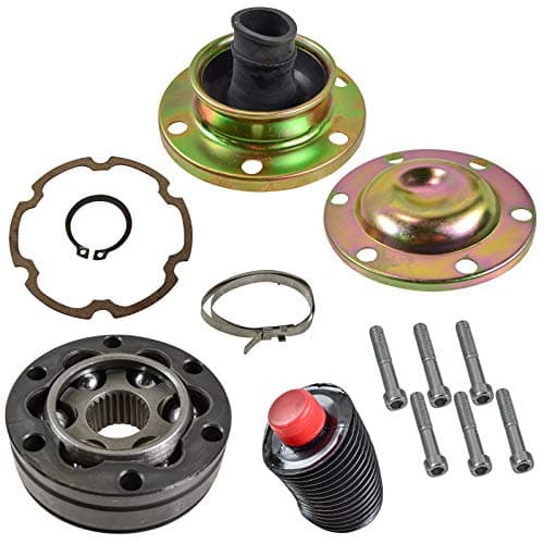 TRQ Front Driveshaft Rear CV Joint Rebuild Kit for 02-07 Jeep Liberty 99-06 Grand Cherokee
