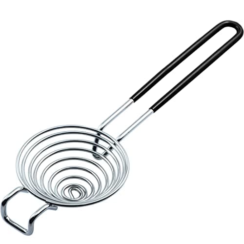 CAMKYDE Egg Separator Food Grade Stainless Steel Egg Yolk White Separation Tool Black
