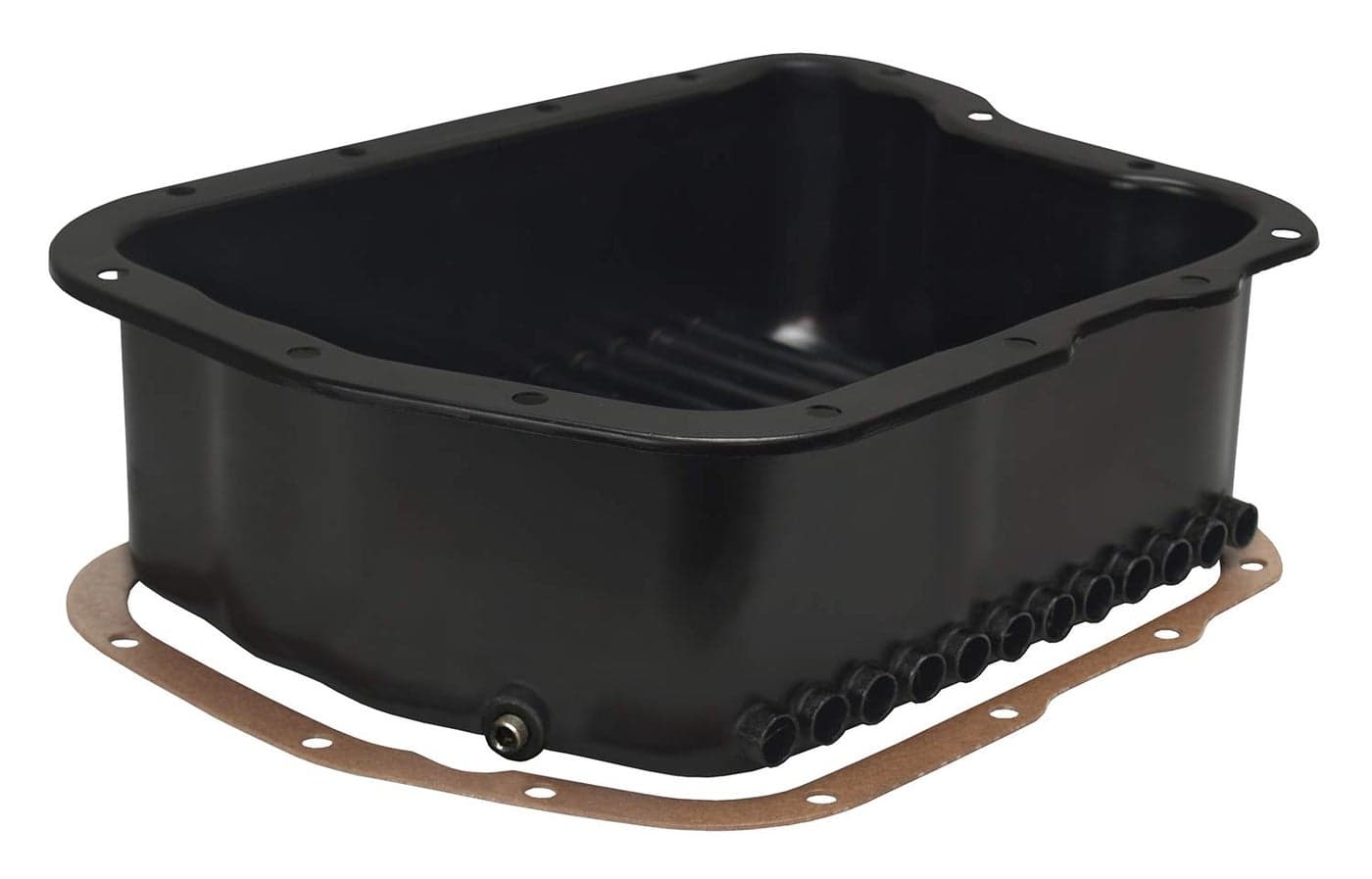 Derale 14210 Transmission Cooling Pan for Dodge A518 (46RH, 46RE) / A618 (47RH, 47RE, 48RE), Black