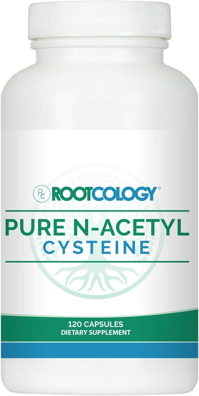 Rootcology by Dr Izabella Wentz Pure NAcetyl Cysteine NAC 900mg 120 Capsules