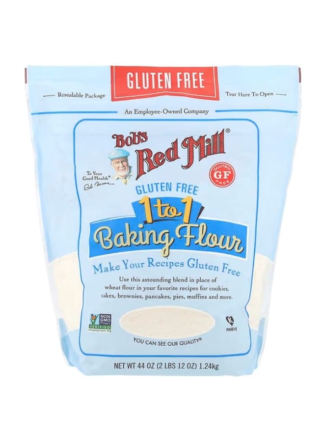Bob's Red Mill, Gluten Free 1 to 1 Baking Flour, 44 oz (1.24 kg)