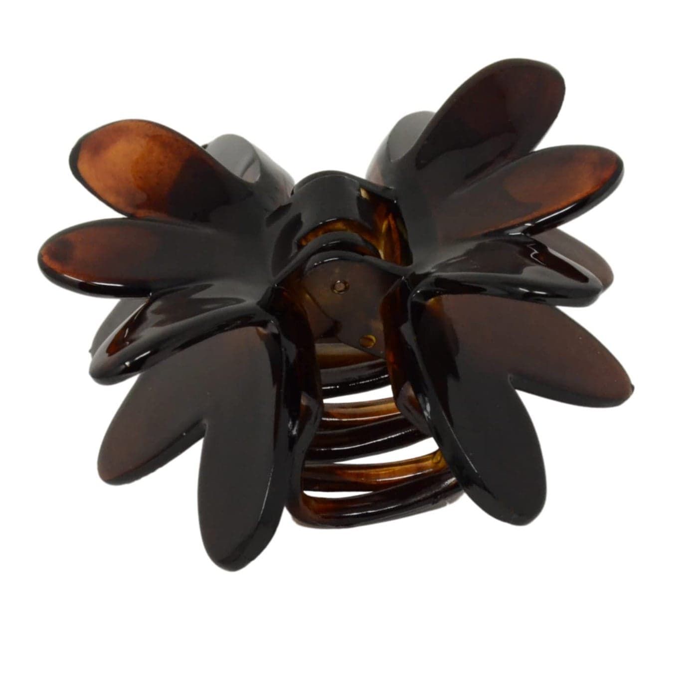 Parcelona French Butterfly 3 Tortoise Shell Celluloid Acetate Girls Hair Claw Clips No Slip Sturdy Claw Clip Jaw Hair Clip Fashion Durable Styling Hair Accessories for Women Made in France