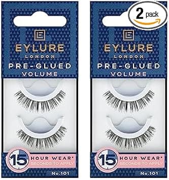 Eylure Volume 101 PreGlued False Lashes Pack of 2