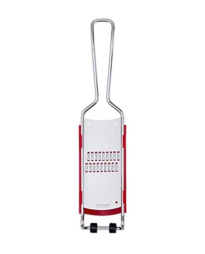 Triangle Julienne Grater with Removable Catcher - Ultra-Sharp Stainless Steel for Easy, Mess-Free Grating - Dishwasher Safe