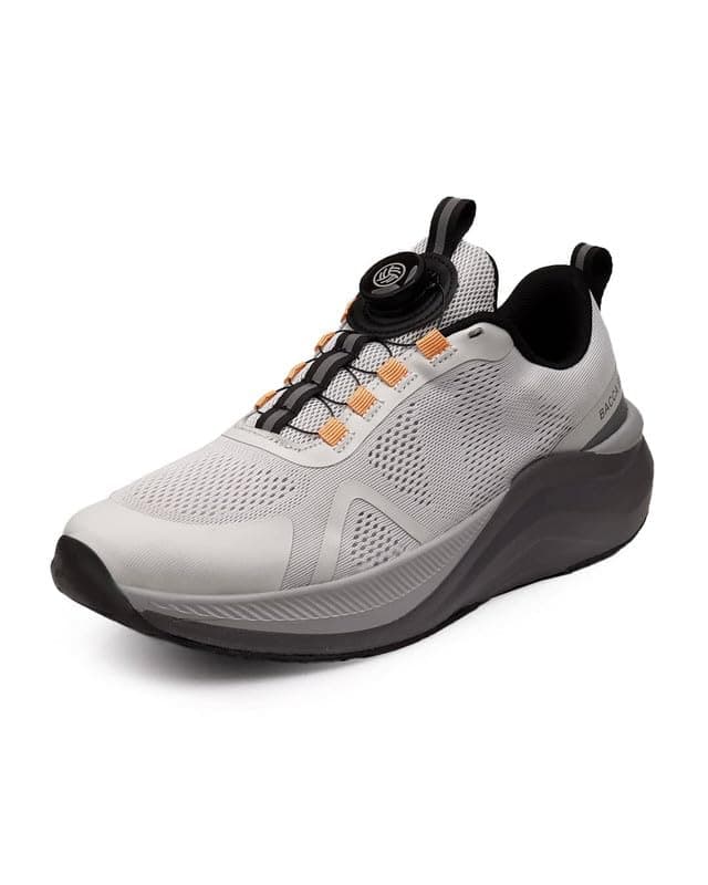 Bacca Bucci ION Glide – Advanced Performance Sports Shoes with Rotary Lacing & Ultra-Comfort Insocks Grey UK 7