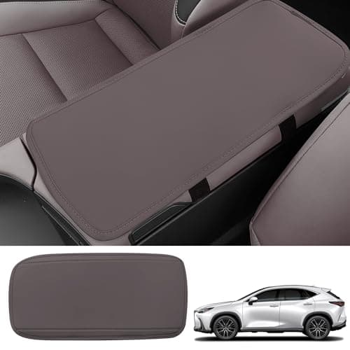 Treesiche Custom Interior Accessories for 2023 Lexus RX 350 RX 350h RX 450h+ RX 500h Leather Center Armrest Box Cover Armrest Cushion