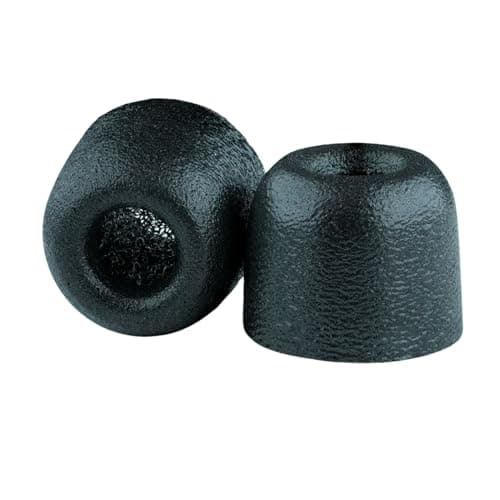 Comply 200 Core Series | Memory Foam Replacement IEM Ear Tips for Sennheiser, Bang Olufsen, Sony & More | Superior Noise Isolation, Ultimate Comfort, Secure Fit | TechDefender, Black (S/M/L) (3 Pairs)