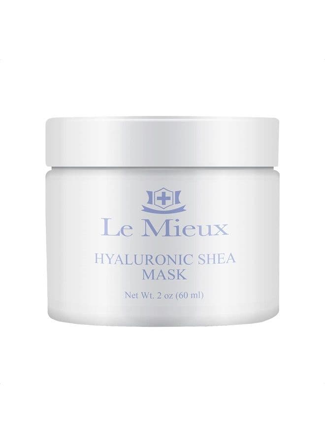 Hyaluronic Shea Mask - Hydrating Cream Mask for Dry & Mature Skin with Shea Butter & Botanical Extracts, Hyaluronic Acid Facial Mask with No Parabens or Sulfates (2 oz / 60 ml)