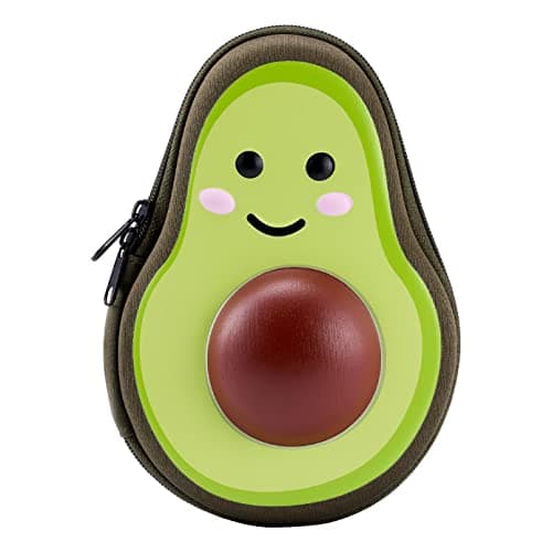 It's Academic Avocado Pencil Case School Supply Bag with Mesh Pocket, Cute Design