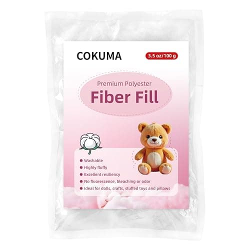 Polyfill Stuffing Premium Poly Filling Stuffing for Stuffed Animals Soft and Fluffy for Craft Crochet Cloud Decorations Machine Washable Fiberfill Stuffing 35oz100g