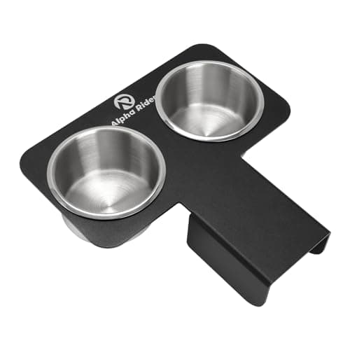 WIKIBB Truck Water Cup Drink Holder for 73-87/91 Chevy/GMC C/K 10/20/30, Removable Aluminium Cup Holder for Chevy Truck Center Console Stainless Steels, Black Not for Manual Transmission
