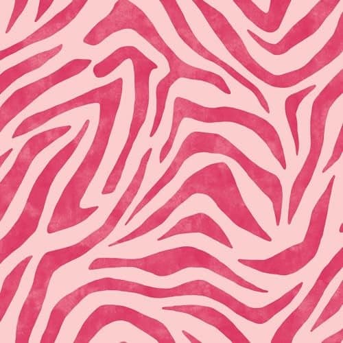NuWallpaper x RuPaul RuZebra Pink and Red Peel and Stick Wallpaper, RPS6143