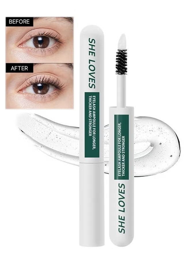 Eyelash Ampoule For Longer, Thicker And Stronger, Advanced Eyelash Growth Serum, Lash Enhancing Serum, Promotes Longer, Thicker Lashes