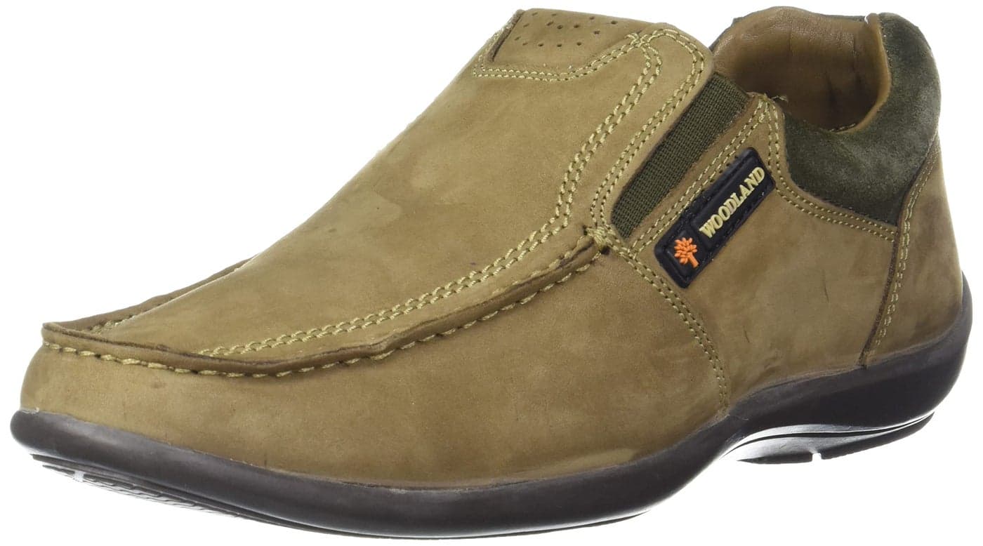Woodland Mens Loafers Loafer, Dubai Khaki, 7 UK (41 EU)