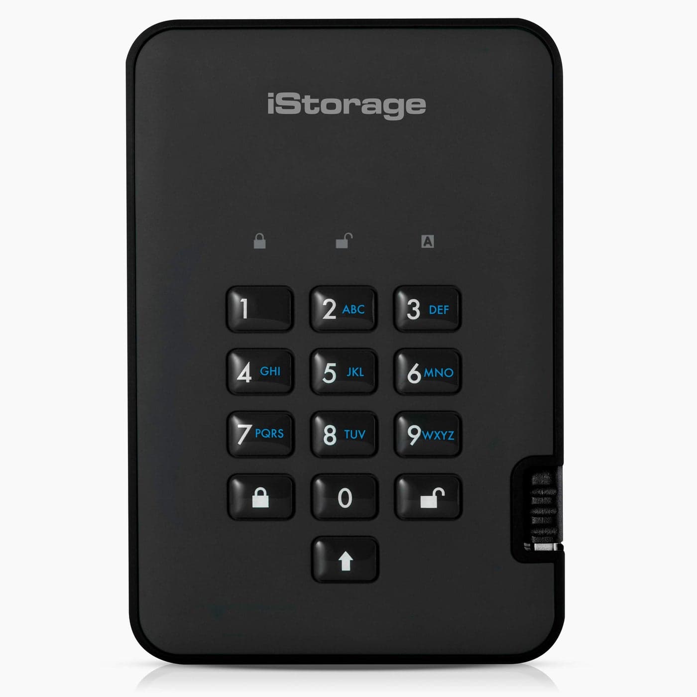 iStorage diskAshur2 HDD 5 TB Secure Portable Hard Drive Password Protected DustWaterResistant Hardware Encryption