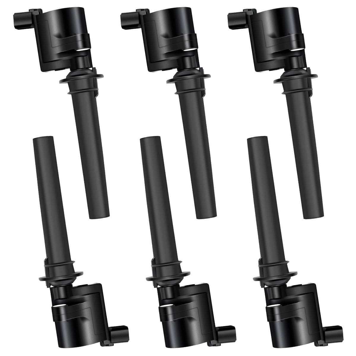 MAS Set of 6 Ignition Coils Pack Compatible with 20002011 Ford Taurus Escape Five Hundred Free Style Mzda Tribute Mercury Mariner Sable 30L V6 Replacement for 5C1449 DG500 FD502 DG513 C1458