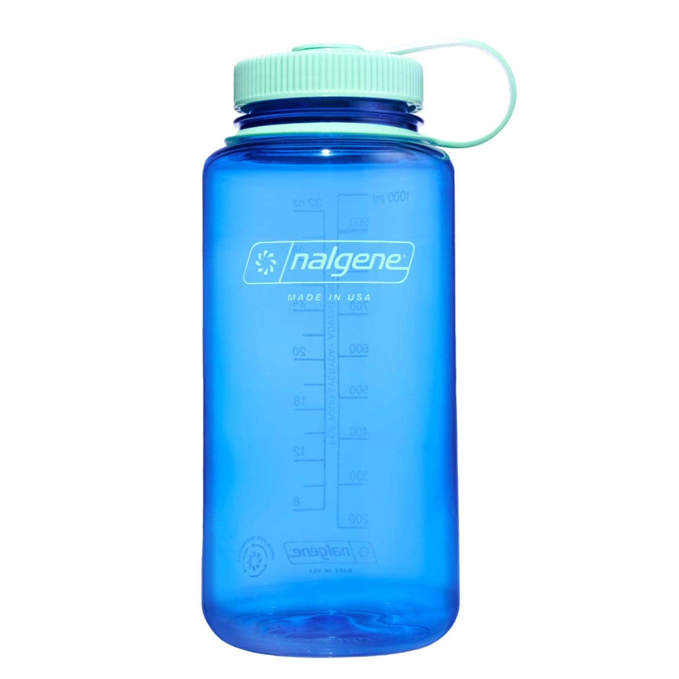 Nalgene Leak Proof Tritan BPAFree Water Bottle 32 oz Wide Mouth Made in the USA for Outdoor Use Daily Hydration Cornflower Blue