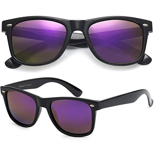 PolarSpex Polarized Sunglasses for Men and Women – UV Protection, Durable & Lightweight Retro Sunglasses for Driving, Fishing