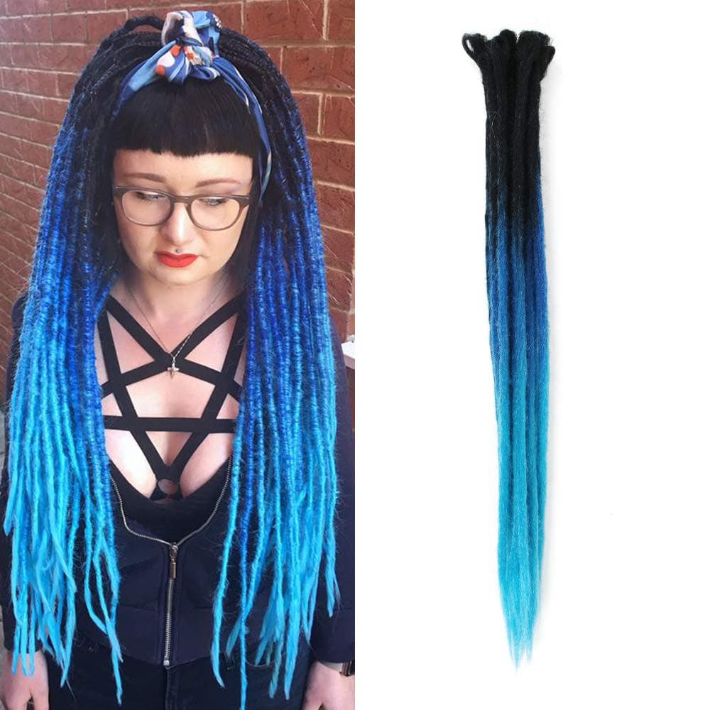 24 Inch Dreadlock Extensions 10 StrandsPack Handmade Synthetic Crochet Dreads Braiding Hair Extension 24 inch 32