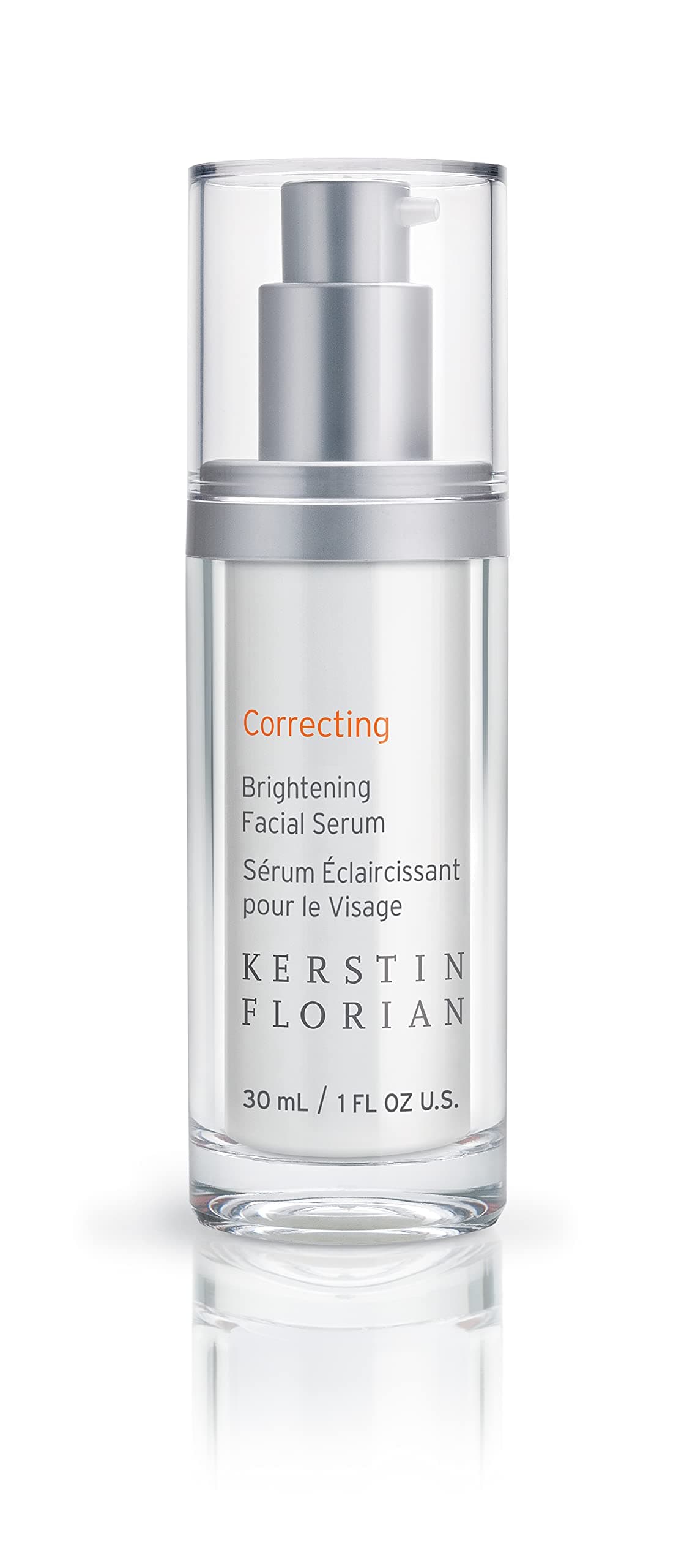 Kerstin Florian Brightening Facial Serum Vitamin C Complex Boosts Collagen Evens Skin Tone and Reduces Dark Spots Facial Serum for All Skin Types 1 fl oz
