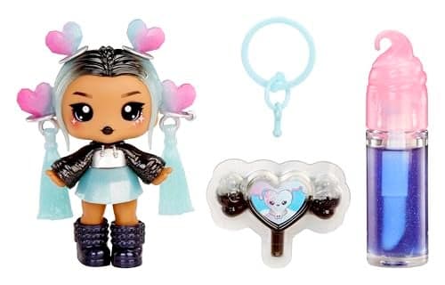 Yummiland Lip Gloss Doll: Sour Sweeties - Nina Heartpop Includes DIY Lip Gloss + Removable Keychain, Cosmetic Play, Collectible, Ages 4+