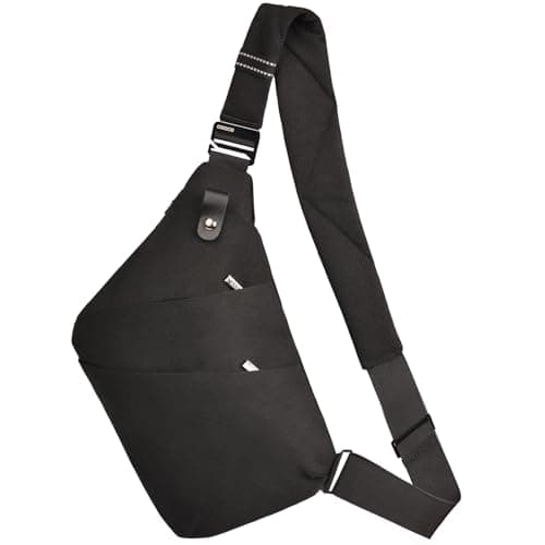 OSOCE Anti Theft Crossbody Bags Sling Bag for Women Men Waterproof Wander Bag for Sports and Travel. (1-Grey, Small)