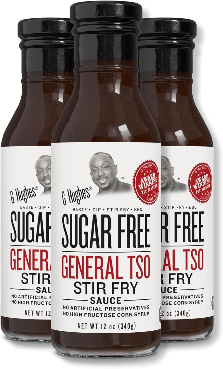 G Hughes Sugar Free General Tso Stir Fry Sauce (3-Pack)