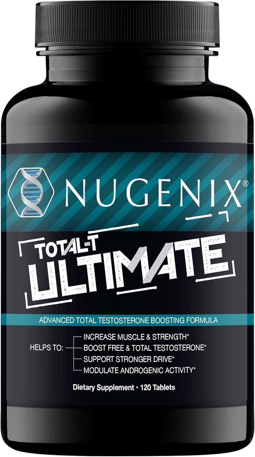 Nugenix TotalT Ultimate Advanced Free and Total Testosterone Booster for Men 120 Tablets