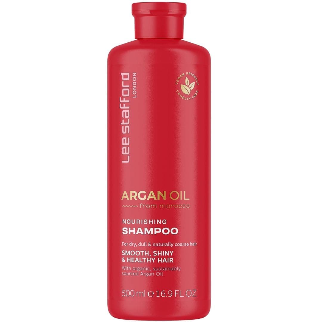Lee Stafford Moisturizing Shampoo Argan Oil Collection Best for Dy Dull Hair to Repair Hydrate for a Silky Smooth Soft Shine Highest Rated Gloss Finish 169 Fl Oz
