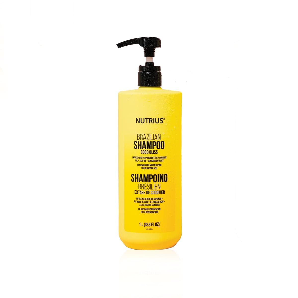 Nutrius Brazilian Shampoo Coco Bliss For SilkySmooth Hair 338 FL OZ