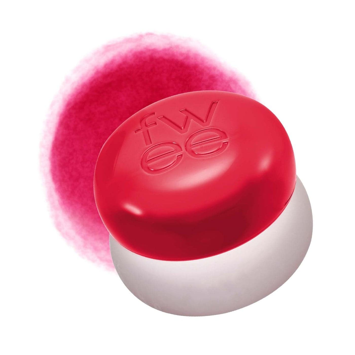 fwee Blurry Pudding Pot Airbrushed Blush Lip Buildable Pigment Longlasting Lightweight Easy to Blend Natural Soft Matte Finish Mule Pink Red 017 oz