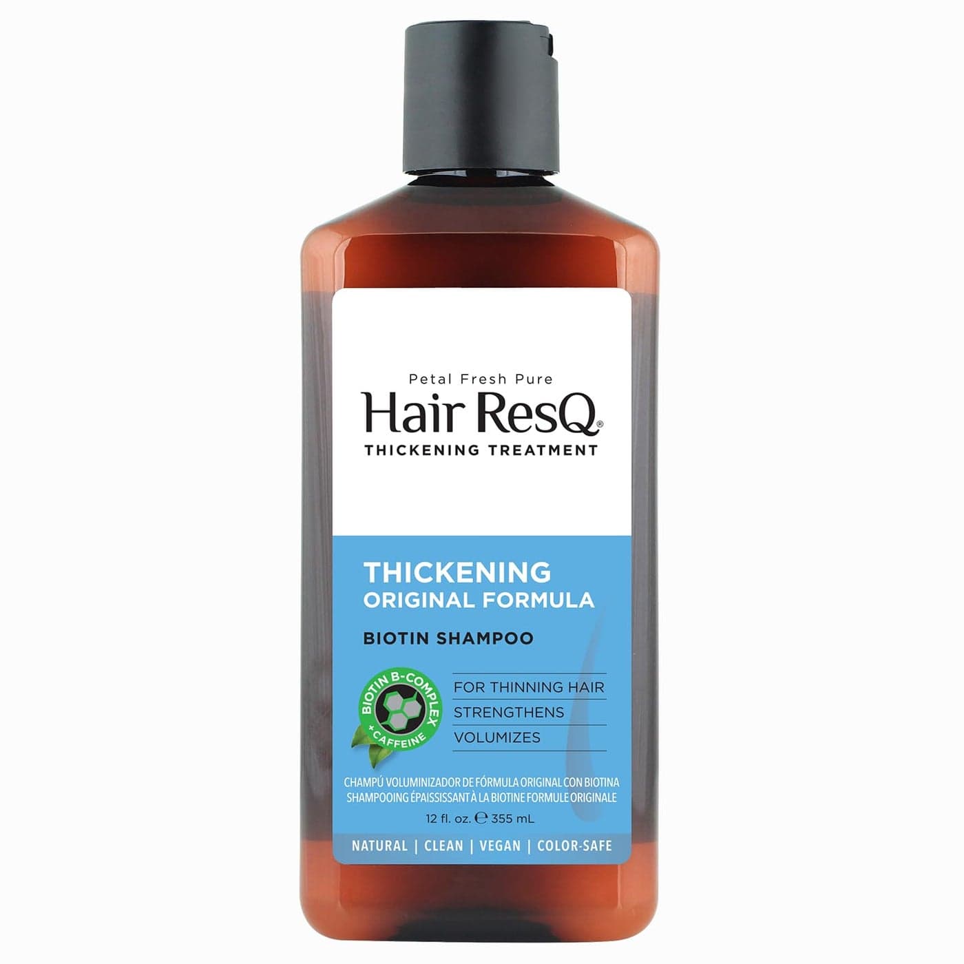 Petal Fresh Hair ResQ Thickening Biotin Shampoo 355 Ml For Thicker Volumizing Hair Free Of Sulphate Paraben