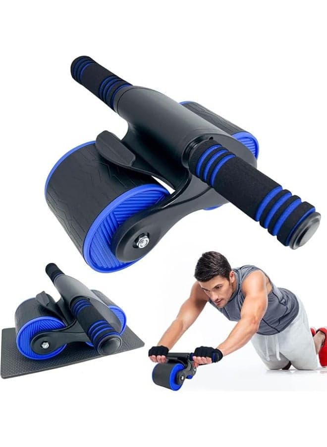 Automatic Rebound Abdominal Wheel,Ab Roller Wheel for Abdominal Exercise Fitness,Springback Wheels Roller Domestic Abdominal Exerciser,Sturdy and Durable,for Abs Workout