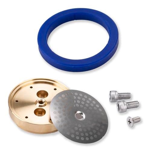 Brass Tune Up Kit for GaggiaReplacement for IMS Precision Shower ScreenBrass Shower Holder Silicone Gasket Stainless Steel Screws