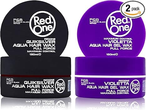 Redone Hair Styling Wax Grey Violetta 150ml Gel Wax Manol Mixcherry Lavender Scent Extra Hold Men Women Hair Wax Long Lasting Shine 2 PCS