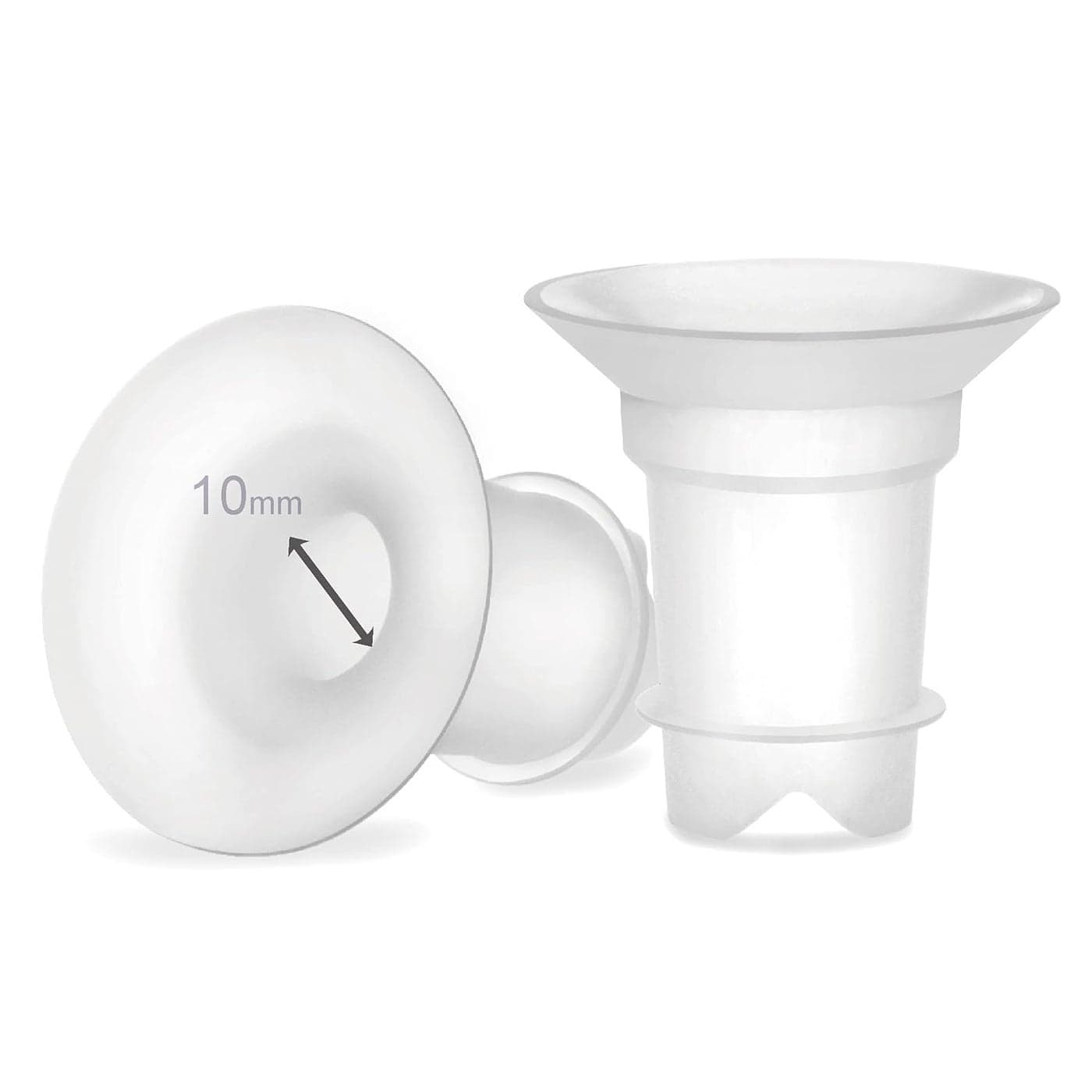Maymom Flange Insert 10 mm Compatible with Medela and Spectra 24 mm ShieldsFlanges Use with Medela Freestyle and Momocozy S9S11S12 to Reduce Nipple Tunnel Down to 10 mm Fit Momcozy 24 mm Cup