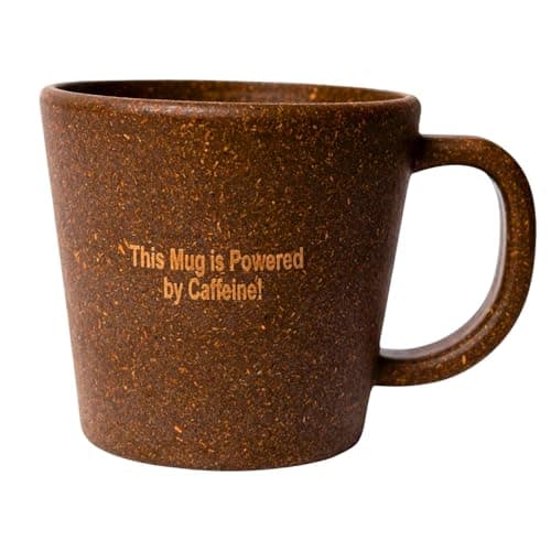 MOKKAFARMS Planet-Friendly Coffee Mug | 300ml | Heat Resistant, Unbreakable, Recycled, Microwave & Dishwasher Safe | Made of Coffee Residue | Travel-Safe Mugs for Gift