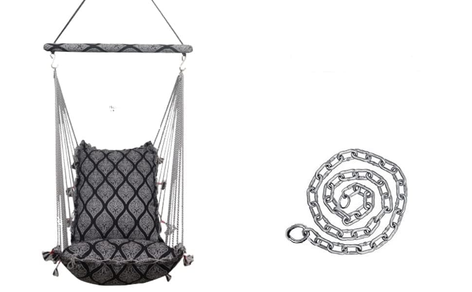 Cotton Swing for AdultKids Swing for Everyone Swing for BalconyTerraceLawnLiving Swing with Weight Capacity of 150kg by Kkriya Home Decor