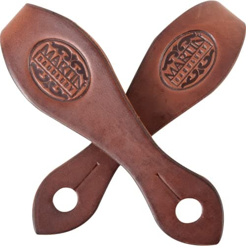 Martin Saddlery Chocolate Skirting Leather Medium Slobber Straps Chocolate Medium
