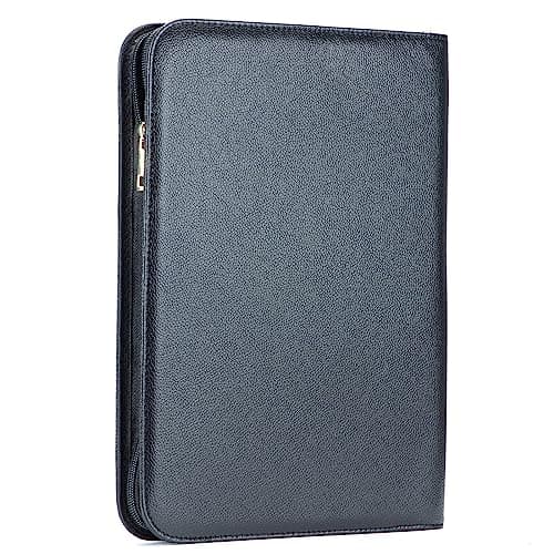 Large Capacity Fountain Pen Case PU Leather Black Color 48 Slots pen pouch bag