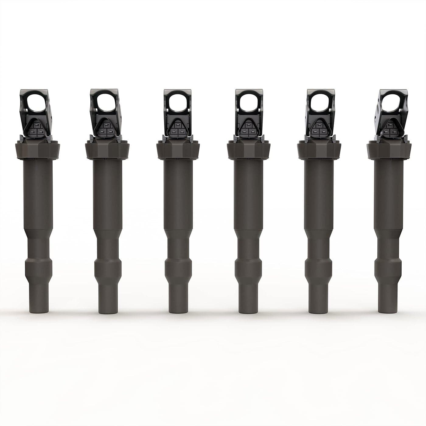 Ignition Coil Pack Set of 6 Replacement for Bosch 0221504470 12138616153 12137594937 12138657273 12137562744 Compatible with BMW 325i 335i 328i 525i 530i 330i 650i X3 X5 M3 and more