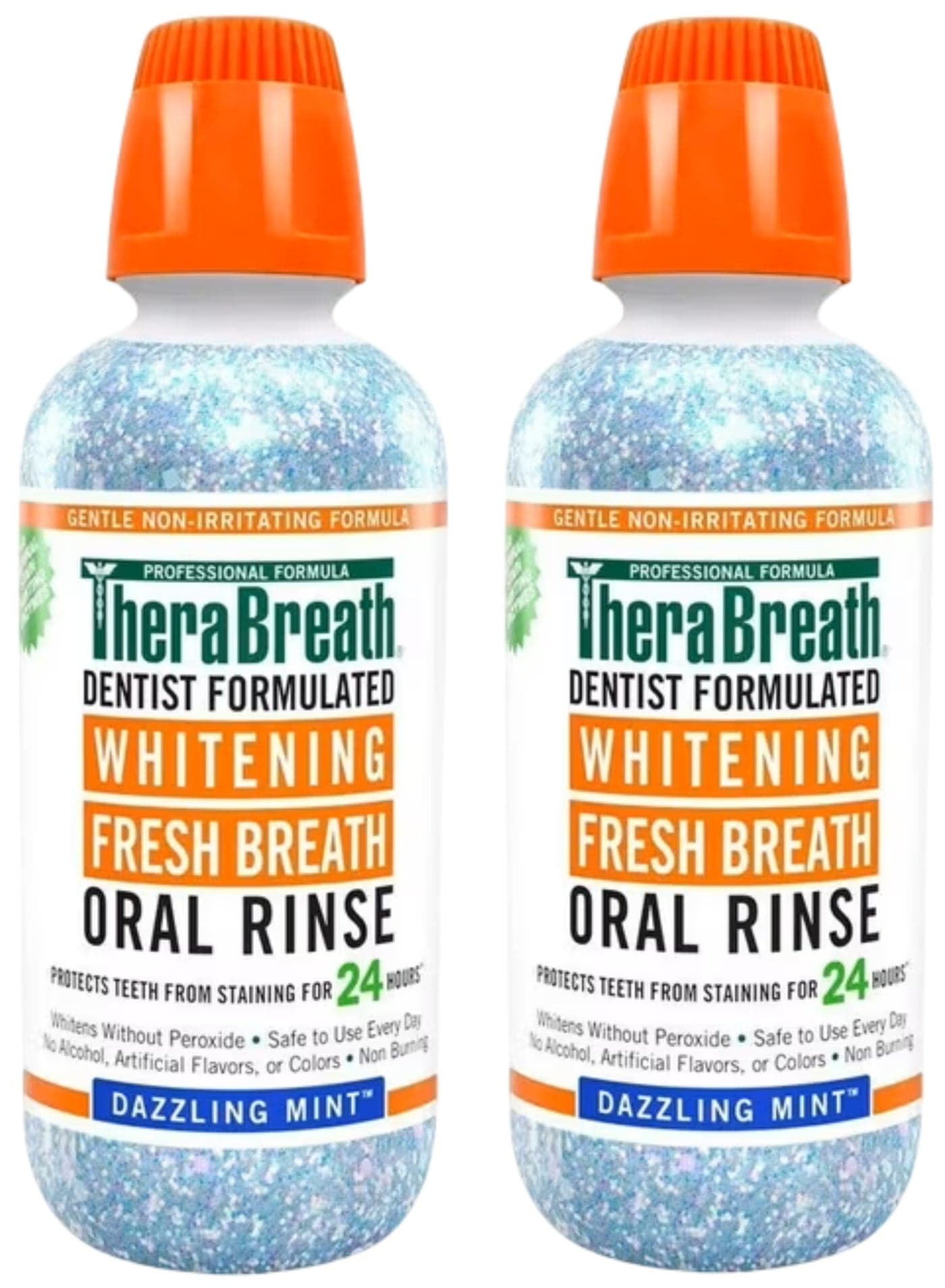 (Pack of 2) Whitening Fresh Breath Oral Rinse, Dazzling Mint, 2x16 oz
