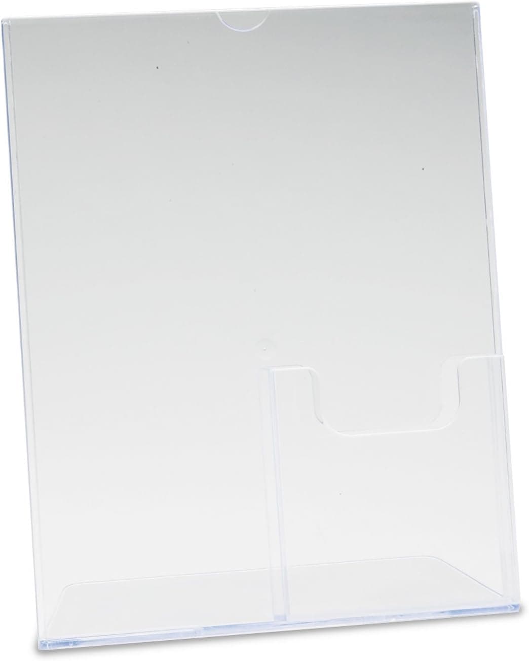 deflecto 590501 Superior Image Sign Holder with Pocket 9w x 4 12d X 10 34h Clear