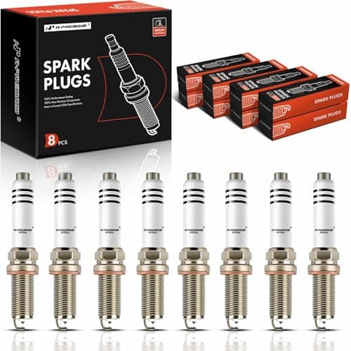 A-Premium Iridium Platinum Spark Plugs Compatible with Mercedes-Benz C190 AMG GT, C190 AMG GT C/R/S/R Pro, C63 AMG, C63/E63 AMG S, GLC63 AMG, GLC63 AMG S, S560, S63 AMG, GLS600, G63 AMG, Pack of 8