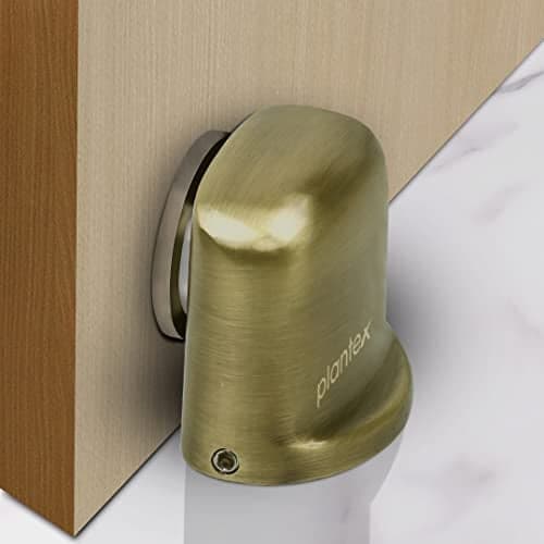 Plantex Magnet Door Stopper Foor Home/Door Holder for Main Door/Magnet Door Catcher/Stops for Main Door - Set of 10 (193-Brass Antique)